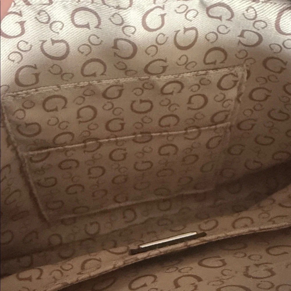 Guess‎ Taupe Medium Size Embossed Crossbody Bag NWOT